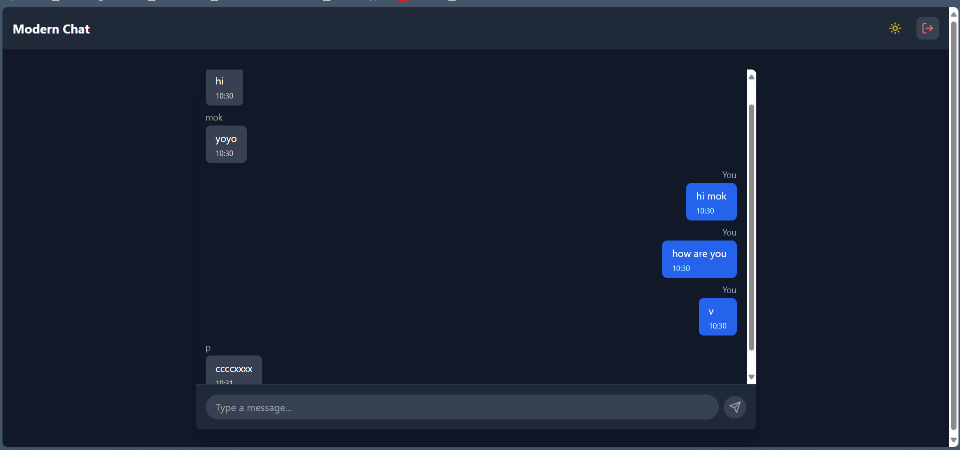 Chat System Project